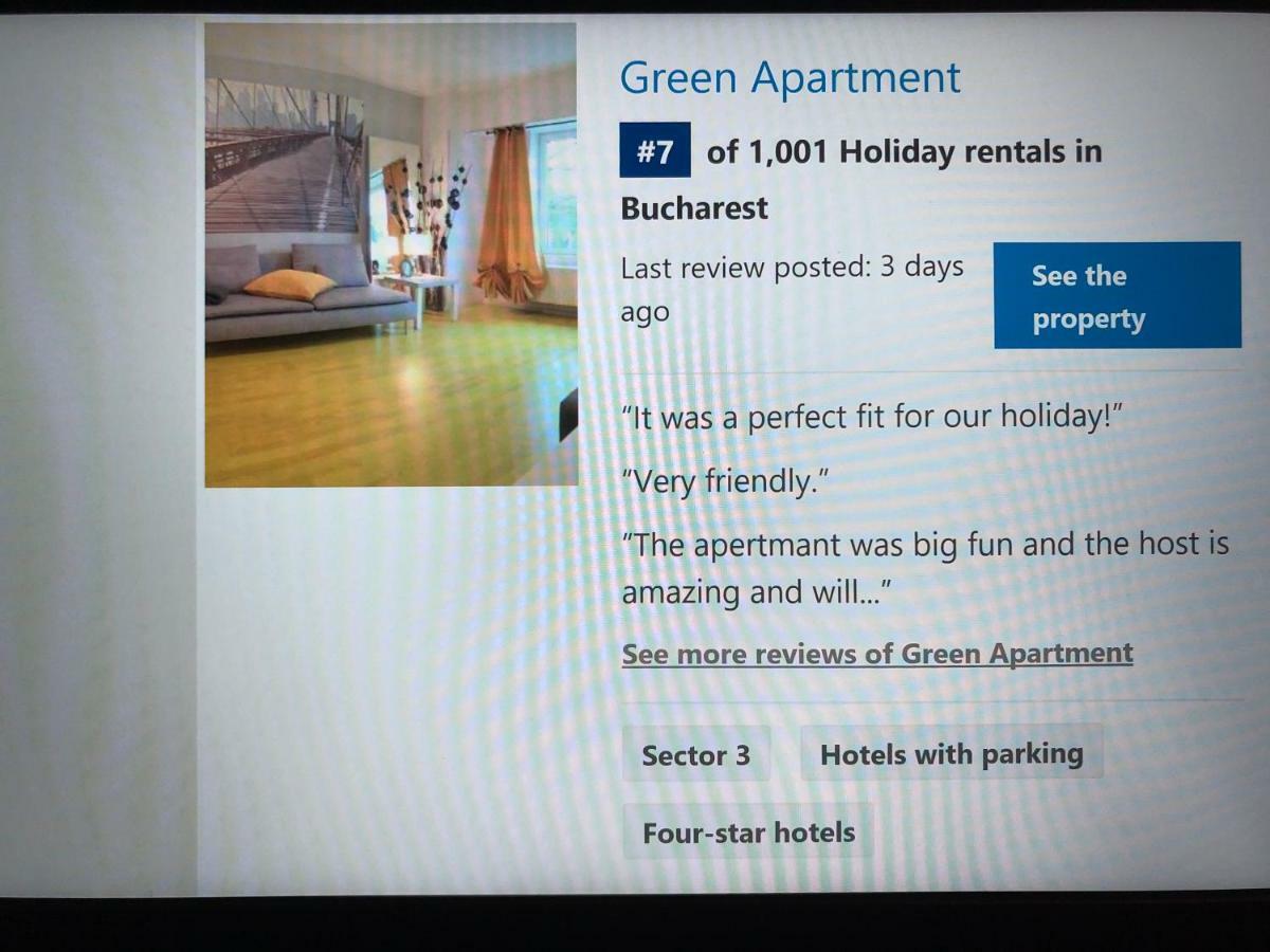 Green Apartment 6 부쿠레슈티 외부 사진