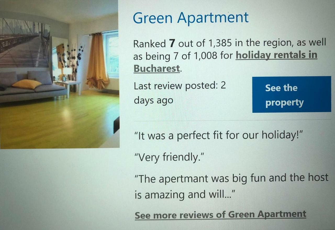 Green Apartment 6 부쿠레슈티 외부 사진
